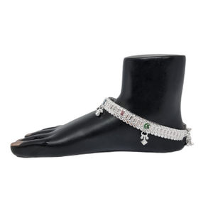 Broad New Payal In Silver MGA - PLS4229