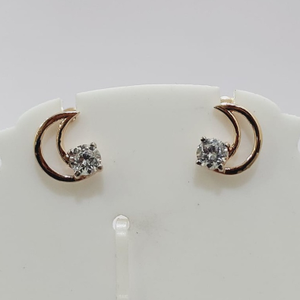 20 carat rose gold ladies earrings RH-LE847