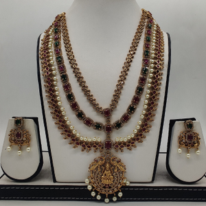 Cz Long Necklace Set JNC2005
