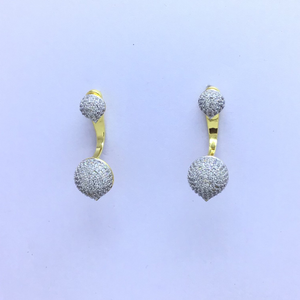 fancy gold earrings