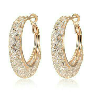 Gold Modern Diamonds Earrings