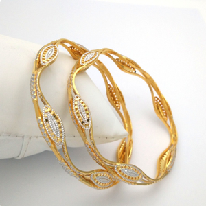 Gold Hallmark CNC LASER BANGLE - CLJ812