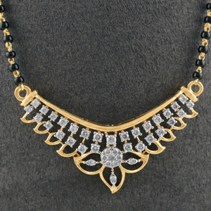 18kt yellow gold designer diamond mangalstra