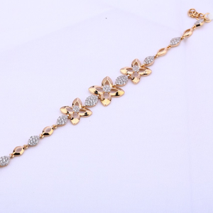 Ladies bracelet rosegold 18ct