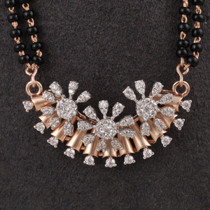18kt rose gold designer diamond mangalstra