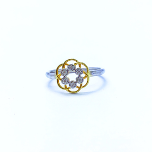 DESIGNING FANCY FLOWER REAL DIAMOND RING