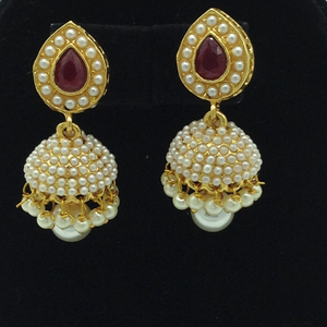 Pearls ear jhumki jer0015