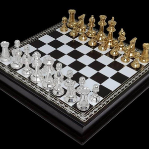 92.5 silver chessboard