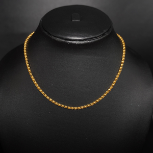 22k Gold Delicate Plain Chain 886R5