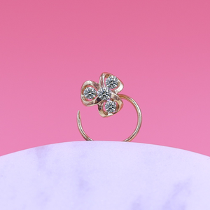 Fancy flower nosepin