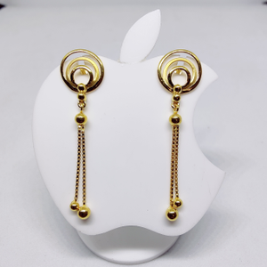 18k gold fancy earrings