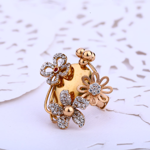 760 Rose Gold Classic Ladies Ring RLR522