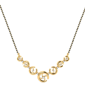 Gold Diamond Mangalsutra