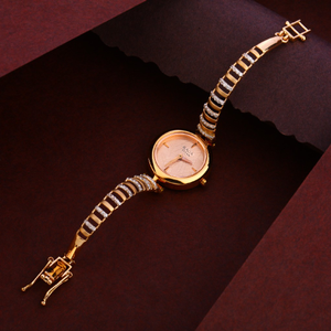 750 Cz Rose Gold Hallmark Fancy Women's Watch