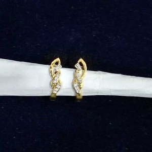 18K / 750 Gold Real Diamond Ladies Kanti