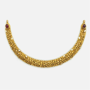 916 Gold Antique Bridal Necklace RHJ-4172