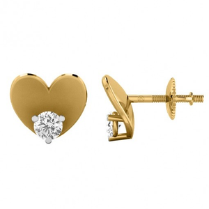 Fickle heart earrings