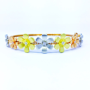 FANCY ROSE GOLD FLOWER KADA BRACELET