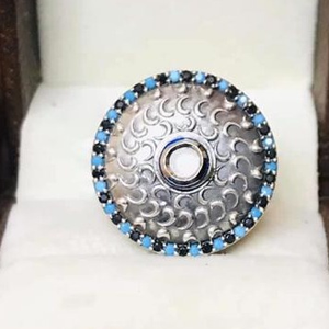 925 Starling Silver Antic Ladies Ring RH-925S