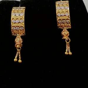 22k gold diamond ladies earrings