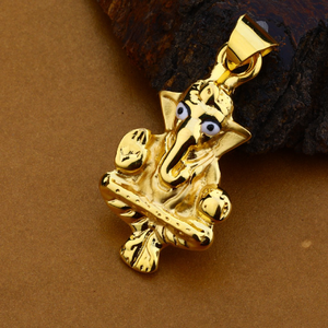 18ct Gold Hollow Hallmark Pendant HLP130