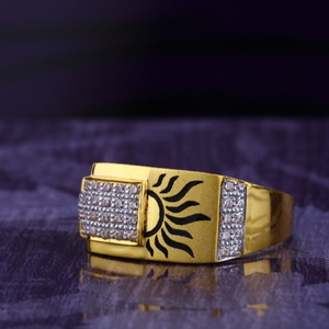 22 carat gold diamonds gents rings RH-GR749
