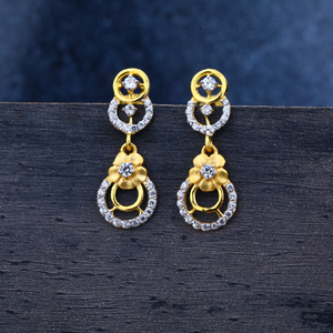 916  Gold CZ Stylish Earring Jhummar LJE133