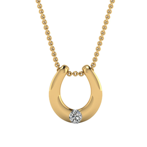 single diamond  pendent