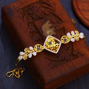 916 gold stylish ladies hallmark bracelet lb2
