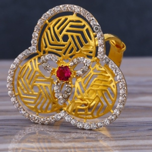 22 carat gold diamonds stylish ladies long ri