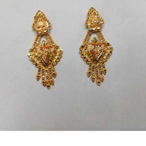 18kt Gold Designer Earrings