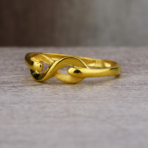 Ladies 22K Gold Infinity Design Ring -LPR41