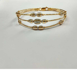 22KT Gold Fancy Deaigner Para Bracelet