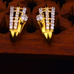 916 gold cz ladies fancy mangalsutra pendant 
