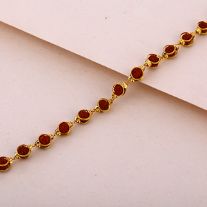 916 Gold Mens Gorgeous  Rudraksha Bracelet MR