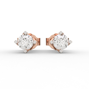 Extraordinary Lab Grown Diamond Gold Earring