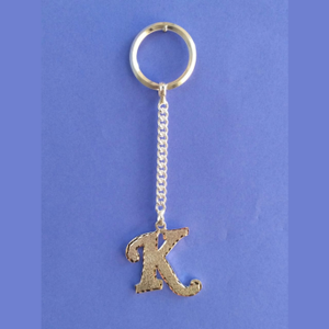 silver K Alphabet letter exclusive casting ki