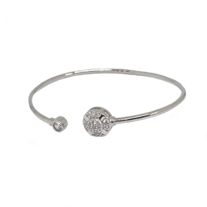 Simple Fancy Kada Bracelet In 925 Sterling Si