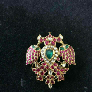 Antique Kundan Hair Chain (Tikka)
