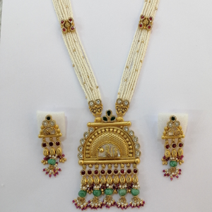 916 Gold Fancy Antique Jadtar Kundan Traditio