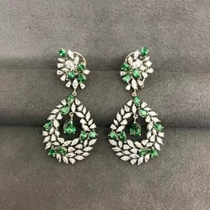 9KT Swarovski Fancy Earring For women