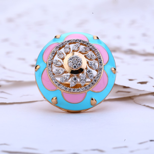 18ct Rose Gold Designer Ring RLR432