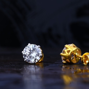 22 carat gold fancy classical ladies earrings