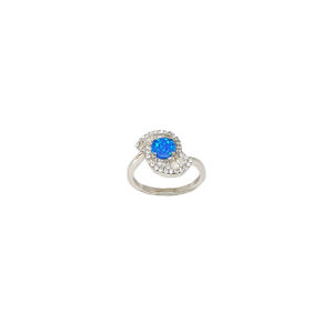 Blue Stone Chowki Diamond 925 Sterling Silver