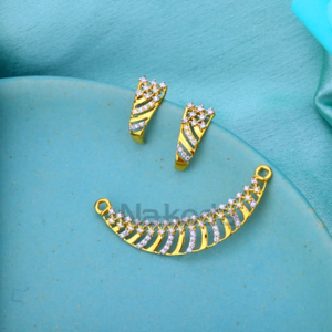 22KT Gold CZ Ladies Stylish Mangalsutra Penda