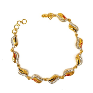 1 gram gold forming bracelet mga - bre0044