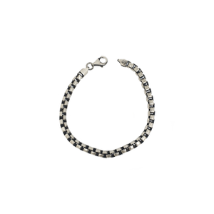 Oxidised Fancy Bracelet In 925 Sterling Silve