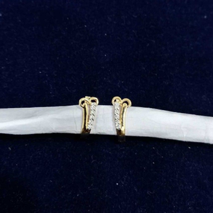 18KT Gold Ladies Indian Natural Diamond Kanti