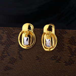 916 Gold Exclusive Ladies Plain Earring LPE27