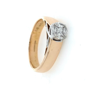 Jeune diamond ring with marquise & prince